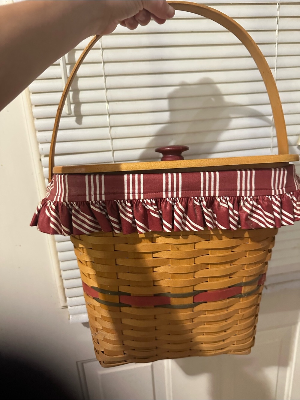 Longaberger 1998 Holiday Hostess Winter Wishes Basket